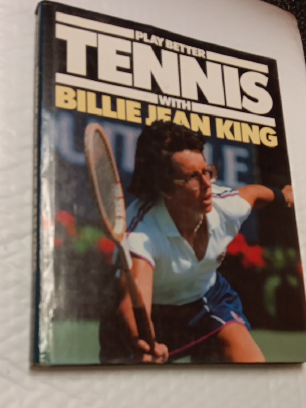 Blue and White Tennis Paperback Book - Play Better Tennis